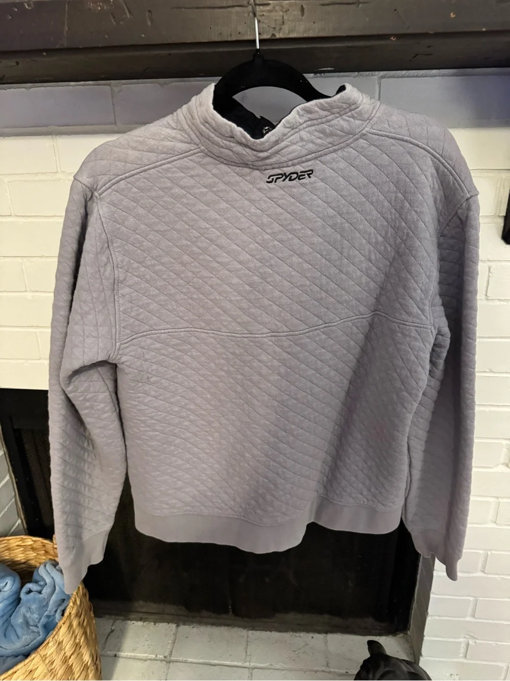 Spyder Men's Quilted Zip Pullover - Picture 8 of 9